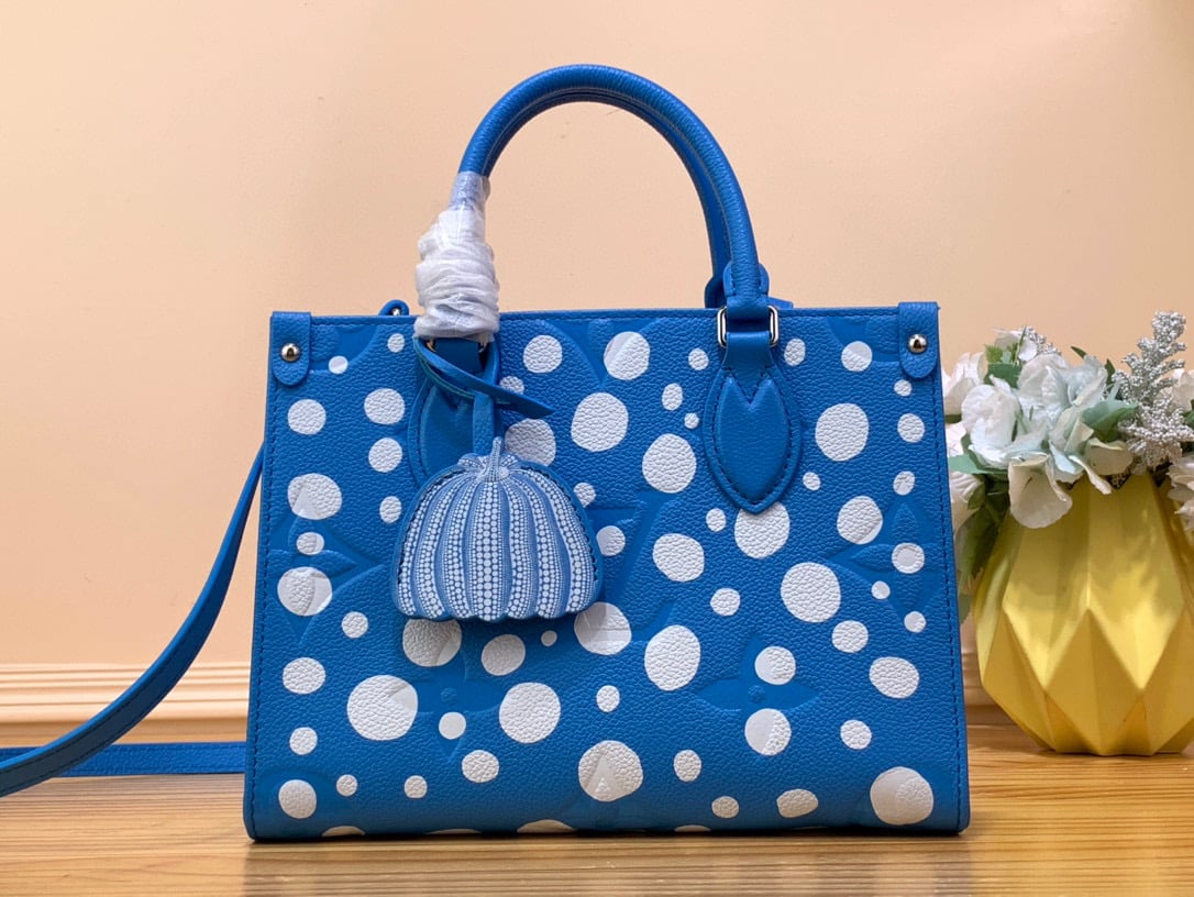 1:1 Replica Louis Vuitton LV LV x YK OnTheGo PM Blue Vibrant Bag For Women M46424 - 9.8in/ 25cm - Image 2