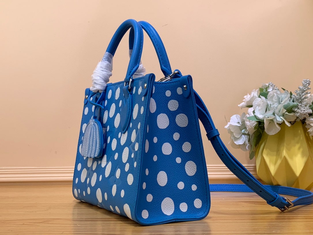 1:1 Replica Louis Vuitton LV LV x YK OnTheGo PM Blue Vibrant Bag For Women M46424 - 9.8in/ 25cm - Image 3