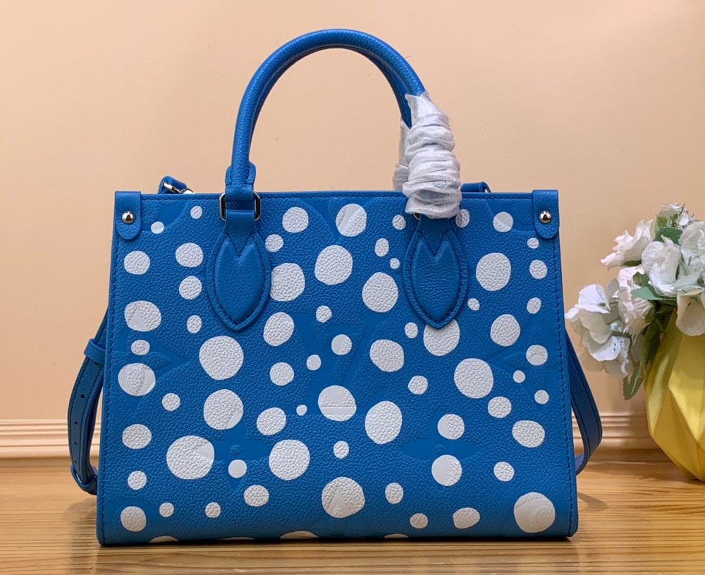 1:1 Replica Louis Vuitton LV LV x YK OnTheGo PM Blue Vibrant Bag For Women M46424 - 9.8in/ 25cm