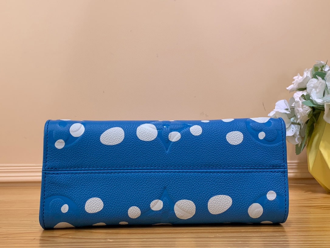 1:1 Replica Louis Vuitton LV LV x YK OnTheGo PM Blue Vibrant Bag For Women M46424 - 9.8in/ 25cm - Image 5