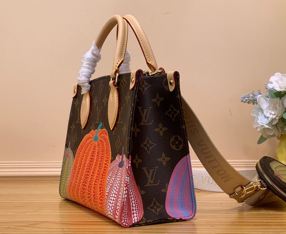 1:1 Replica Louis Vuitton LV LV x YK OnTheGo PM Brown Captivating Bag For Women M46467 - 9.8in/ 25cm