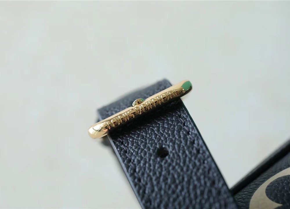 1:1 Replica Louis Vuitton LV Madeleine BB Monogram Empreinte Black Luxury Bag For Women M45978 - 9.4in/24cm