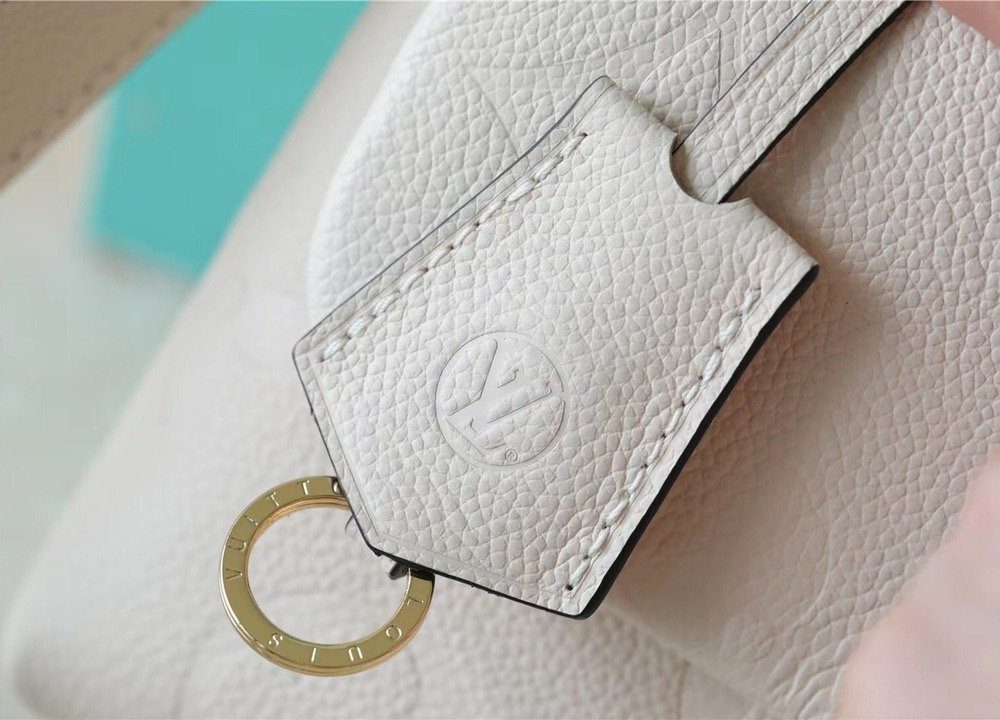 1:1 Replica Louis Vuitton LV Madeleine BB Monogram Empreinte Creme Beige Luxury Bag For Women M46008 - 9.4in/24cm