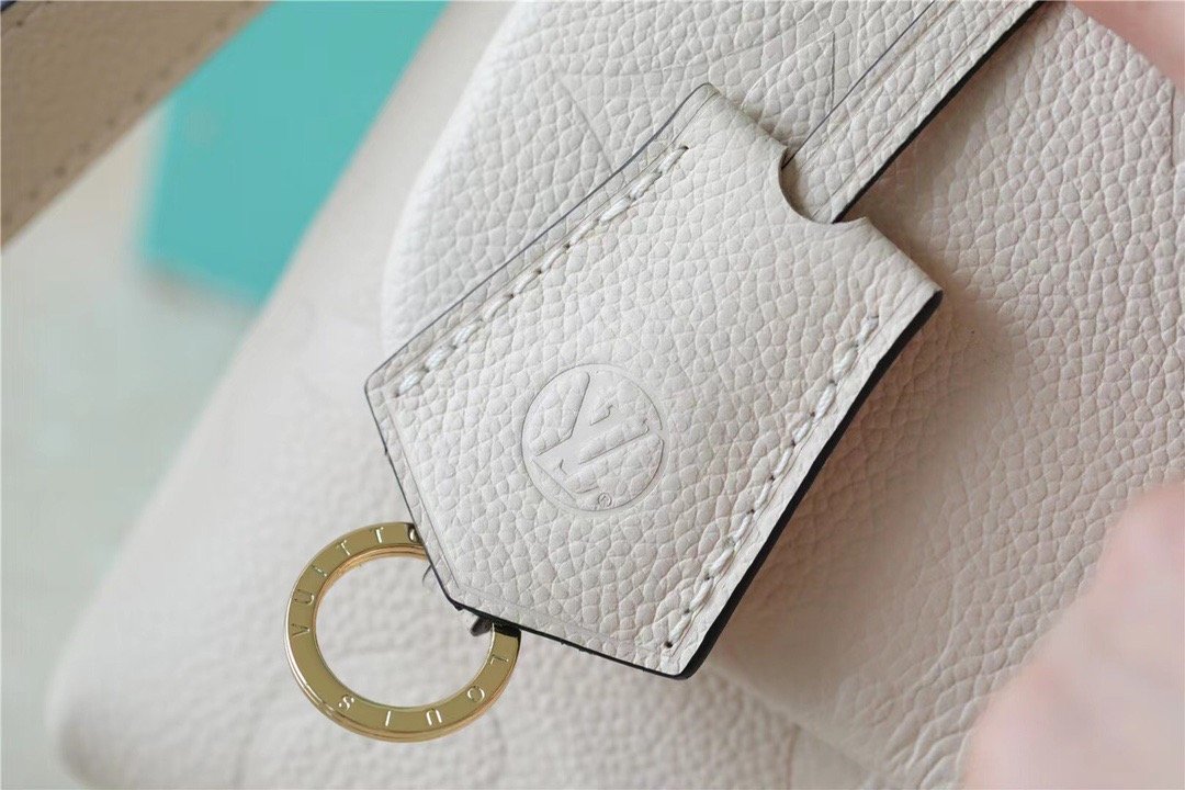 1:1 Replica Louis Vuitton LV Madeleine BB Monogram Empreinte Creme Beige Luxury Bag For Women M46008 - 9.4in/24cm - Image 7