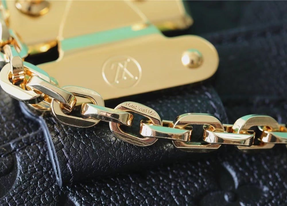 1:1 Replica Louis Vuitton LV Marceau Monogram Empreinte Leather Luxury Bag For Women M46200 - 9.6in/29.5cm