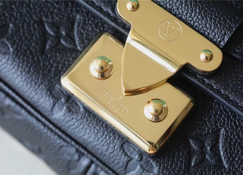 1:1 Replica Louis Vuitton LV Marceau Monogram Empreinte Leather Luxury Bag For Women M46200 - 9.6in/29.5cm