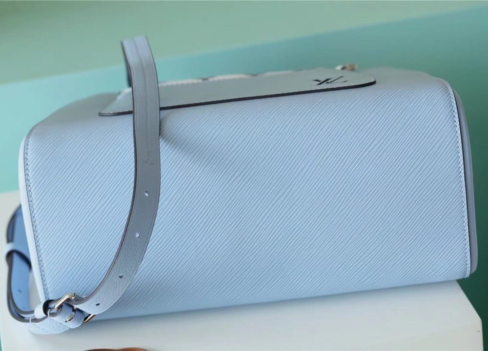 1:1 Replica Louis Vuitton LV Marelle MM Epi Blue Luxury Bag For Women -  11.8in/30cm