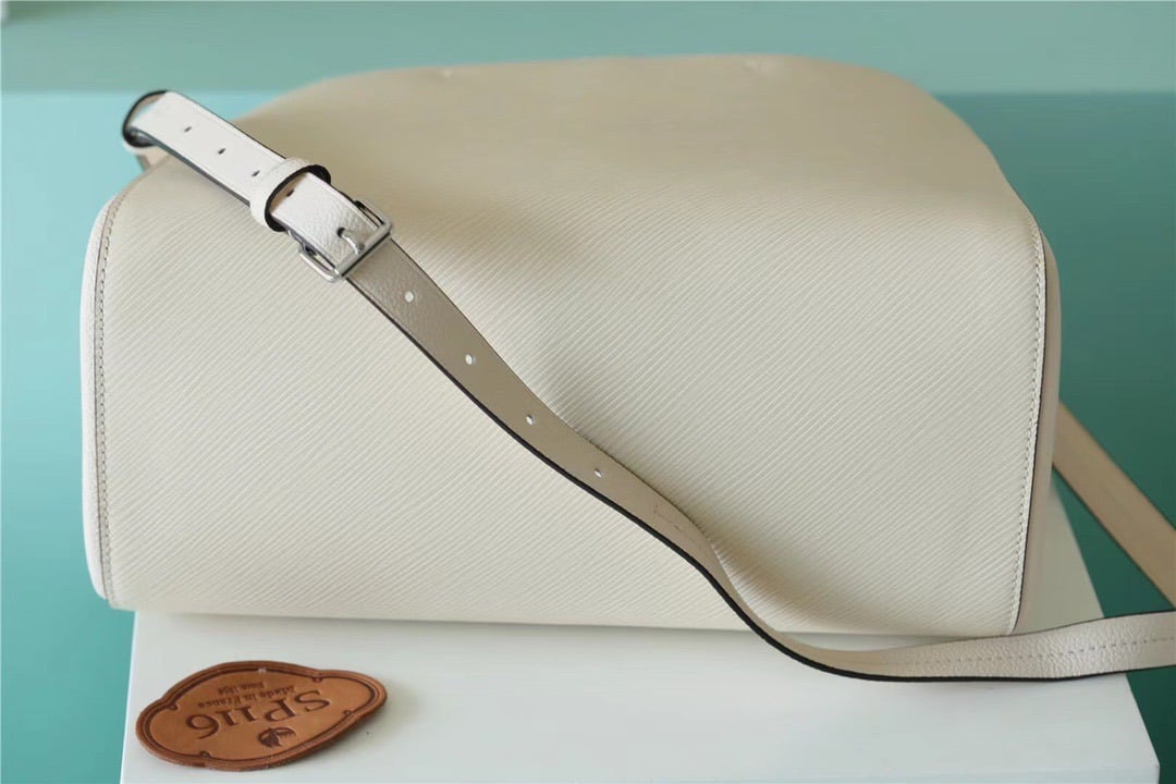 1:1 Replica Louis Vuitton LV Marelle MM Epi White Luxury Bag For Women - 11.8in/30cm - Image 3