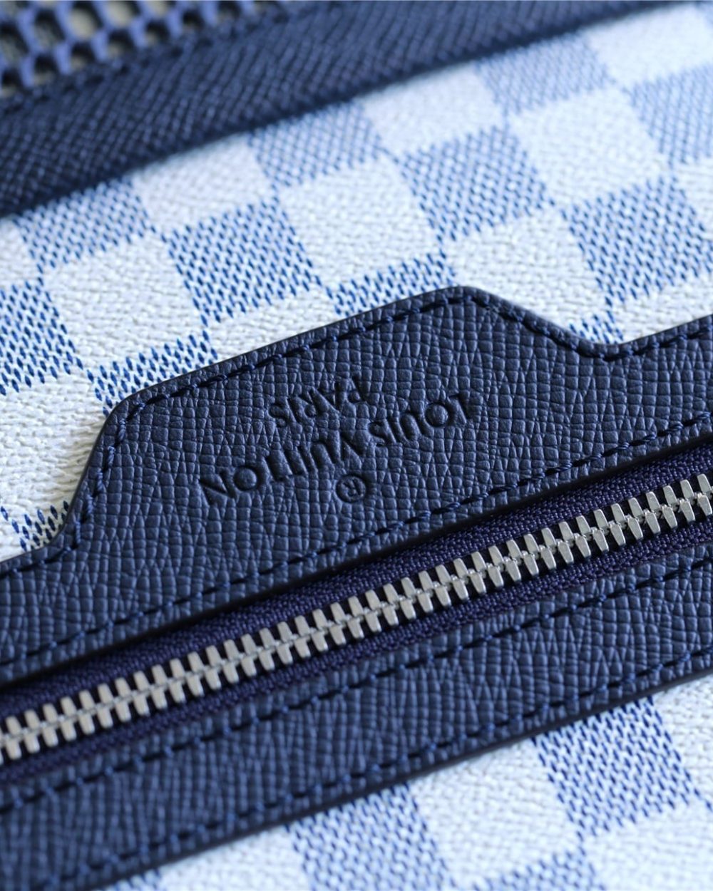 1:1 Replica Louis Vuitton LV Matchpoint Backpack Damier Azur Unique Bag For Men N40018 - 17in/43cm