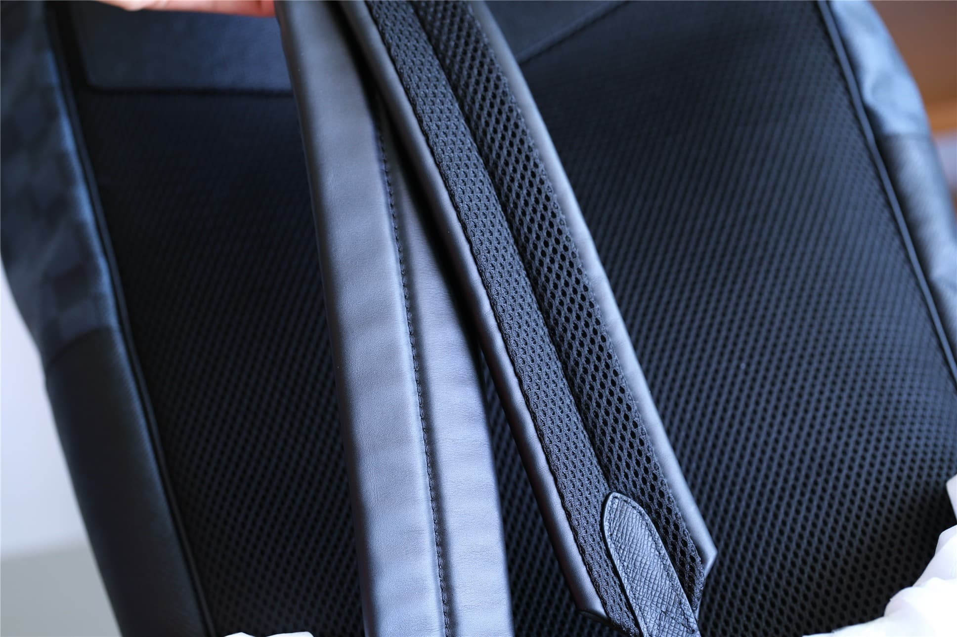 1:1 Replica Louis Vuitton LV Matchpoint Backpack Damier Cobalt Taiga Unique Bag For Men N40009 - 51cm - Image 9