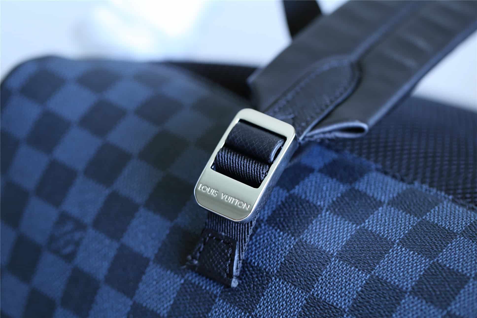 1:1 Replica Louis Vuitton LV Matchpoint Backpack Damier Cobalt Taiga Unique Bag For Men N40009 - 51cm - Image 8