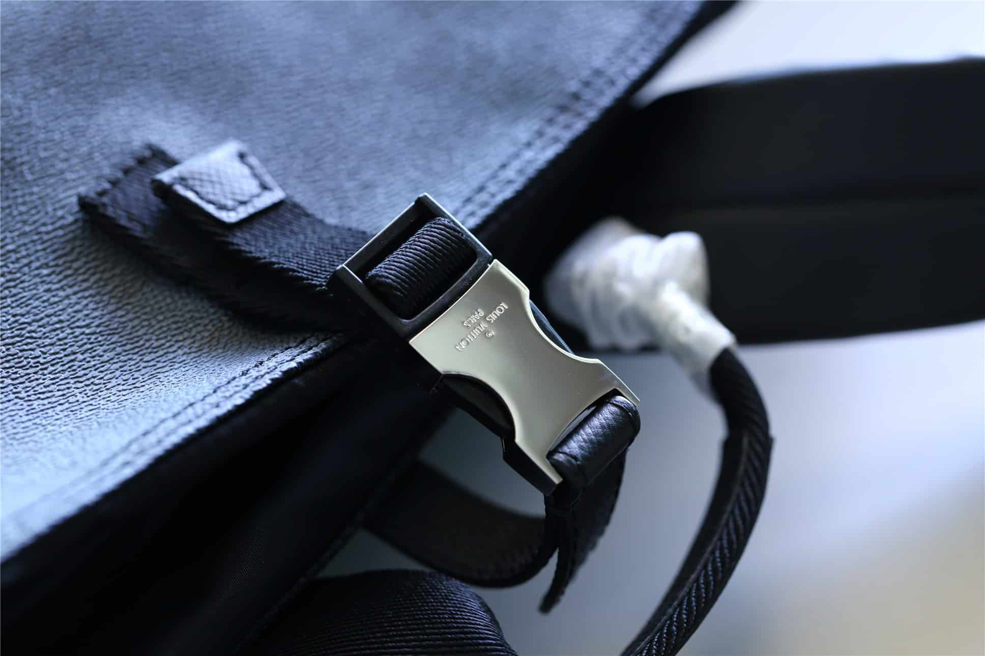 1:1 Replica Louis Vuitton LV Matchpoint Backpack Damier Cobalt Taiga Unique Bag For Men N40009 - 51cm - Image 7