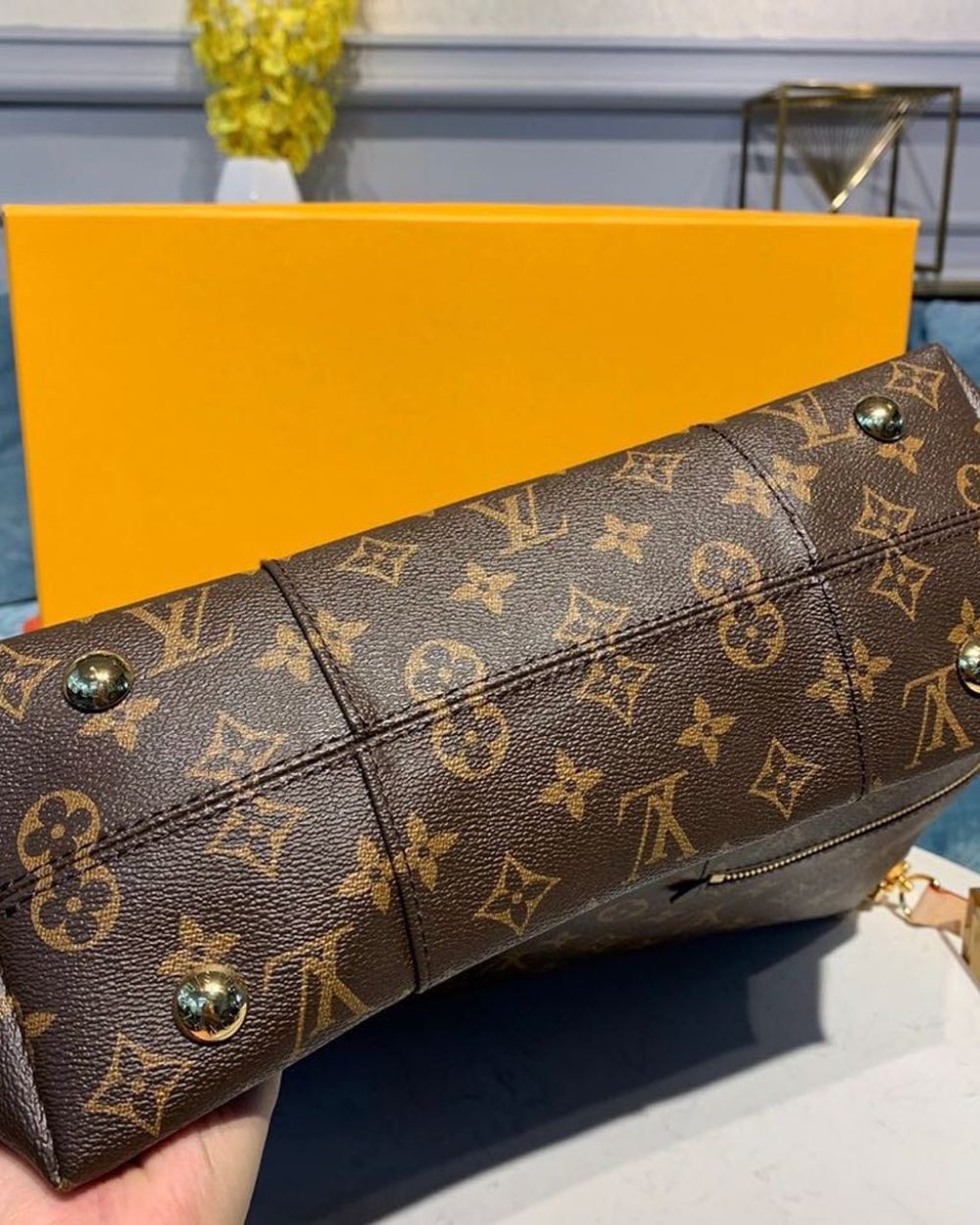 1:1 Replica Louis Vuitton LV Melie Monogram Canvas Luxury Bag For Women M41544 - 16.5in/42cm