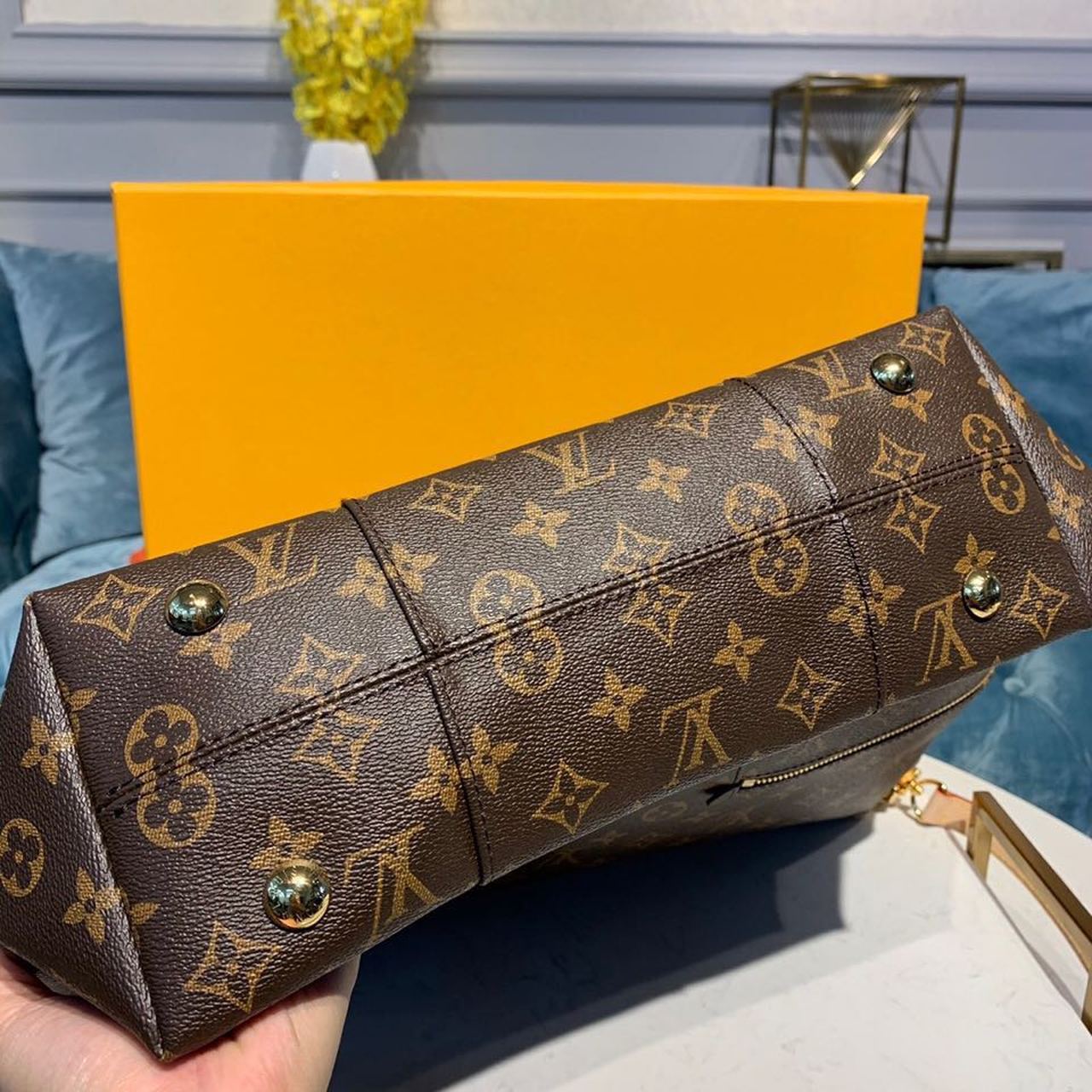 1:1 Replica Louis Vuitton LV Melie Monogram Canvas Luxury Bag For Women M41544 - 16.5in/42cm - Image 6