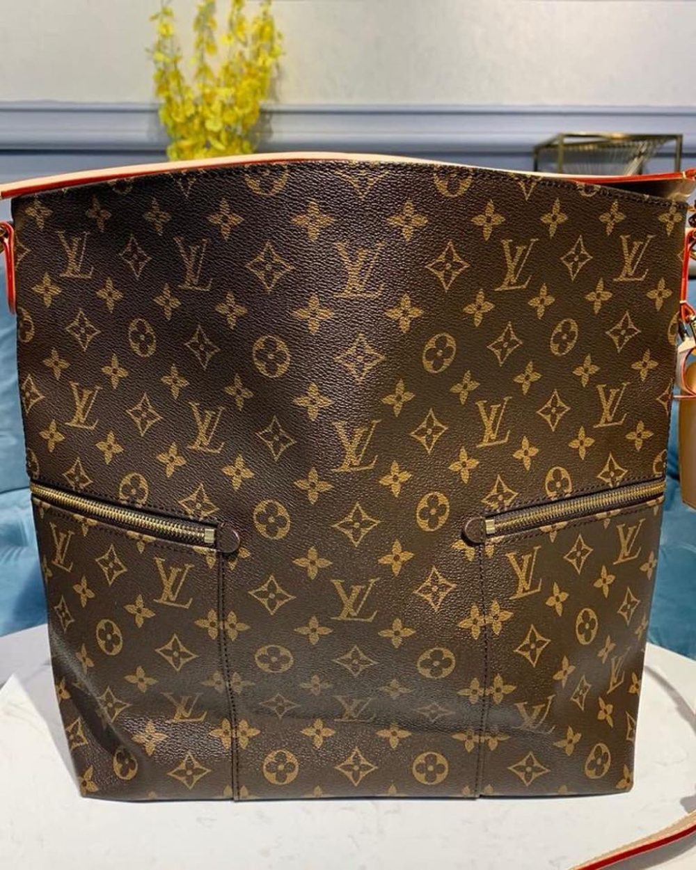 1:1 Replica Louis Vuitton LV Melie Monogram Canvas Luxury Bag For Women M41544 - 16.5in/42cm