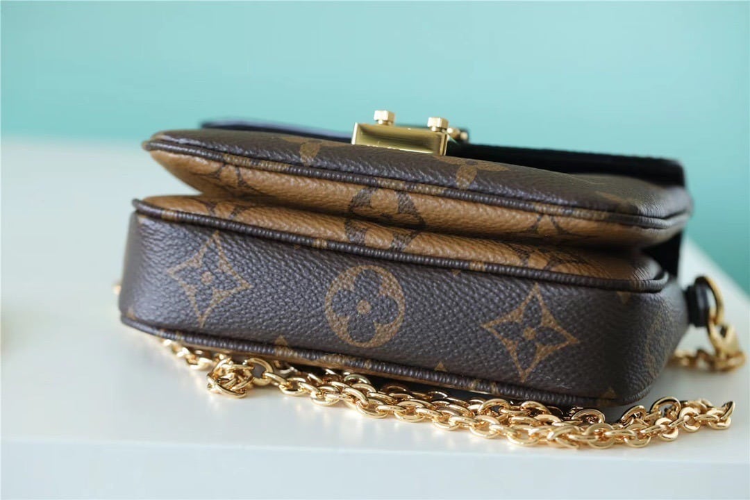 1:1 Replica Louis Vuitton LV Micro Metis Monogram Canvas Luxury Bag For Women - 5.5in/14cm - Image 5