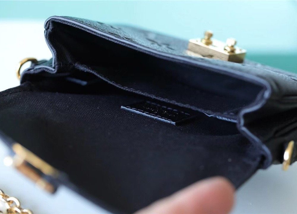 1:1 Replica Louis Vuitton LV Micro Metis Monogram Empreinte Black Luxury Bag For Women -  5.5in/14cm