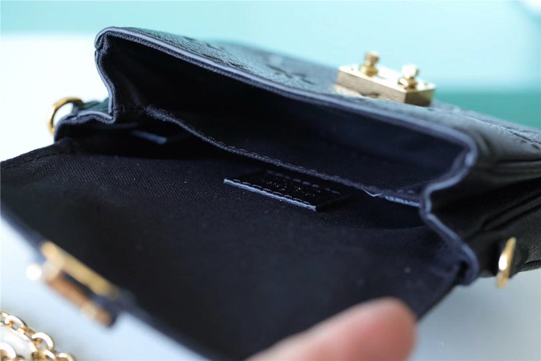 1:1 Replica Louis Vuitton LV Micro Metis Monogram Empreinte Black Luxury Bag For Women - 5.5in/14cm - Image 8