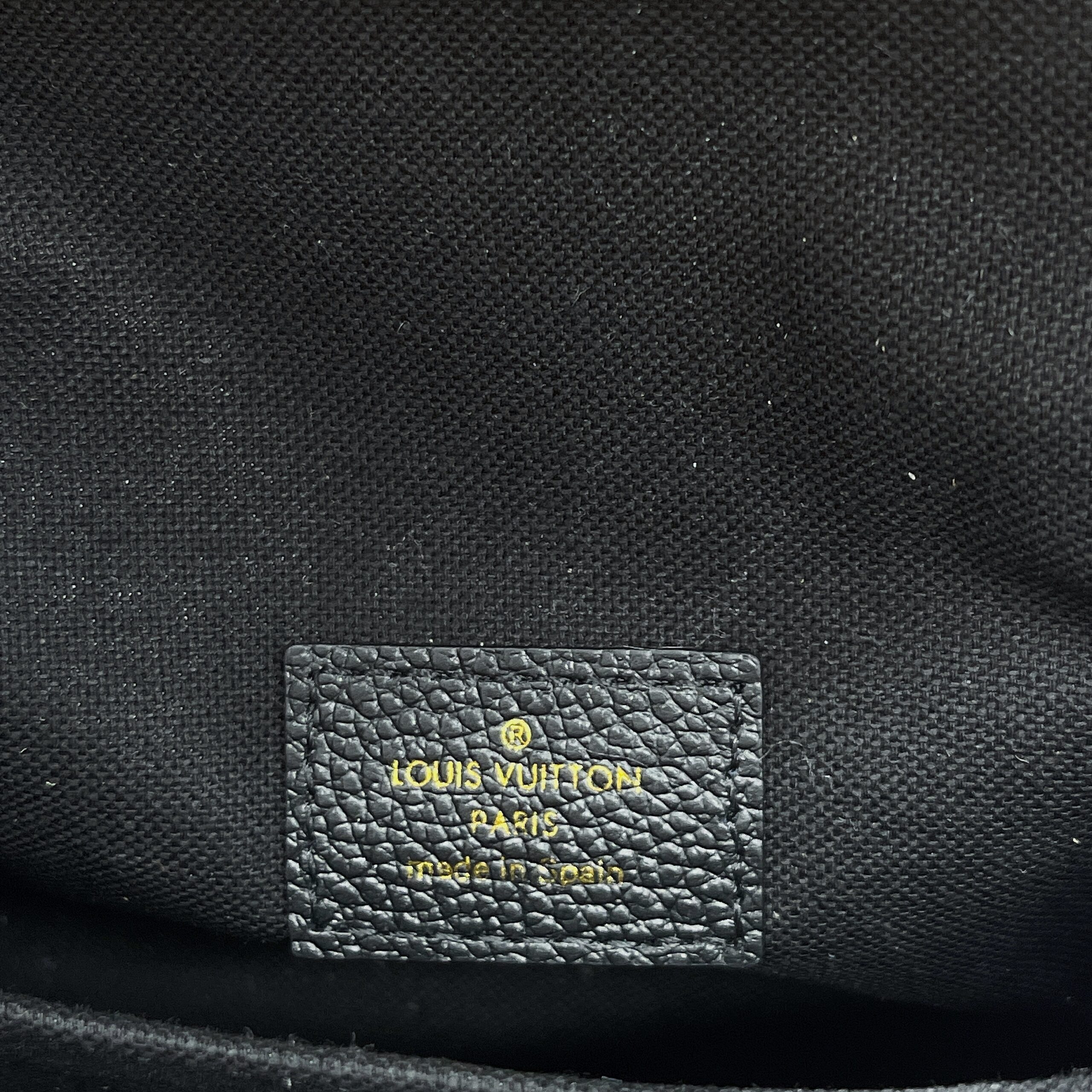 1:1 Replica Louis Vuitton LV Micro Metis Monogram Empreinte Black Luxury Bag For Women - 5.5in/14cm - Image 2