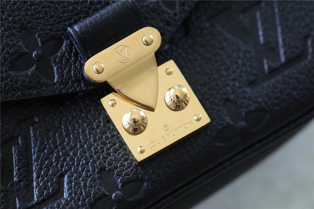 1:1 Replica Louis Vuitton LV Micro Metis Monogram Empreinte Black Luxury Bag For Women - 5.5in/14cm - Image 4