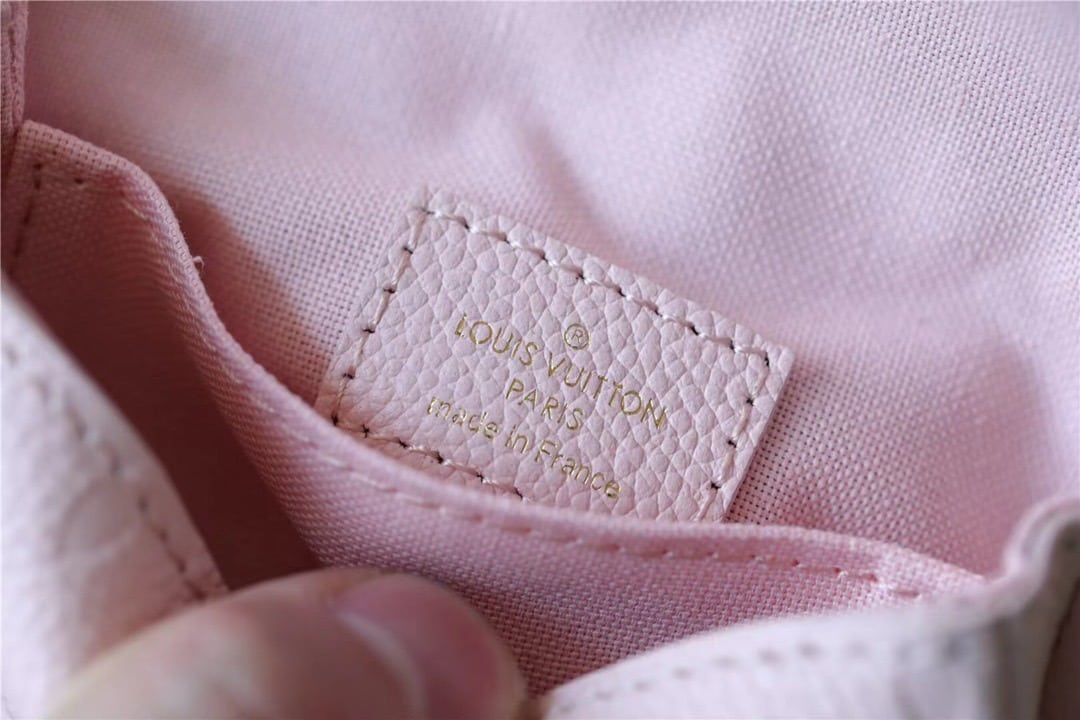 1:1 Replica Louis Vuitton LV Micro Metis Monogram Empreinte Pink Luxury Bag For Women M81389 - 5.5in/14cm - Image 5
