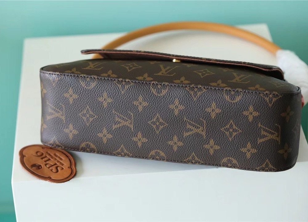 1:1 Replica Louis Vuitton LV Mini Looping Flap Shoulder Bag Monogram Luxury Bag For Women M51147 - 9.4in/24cm