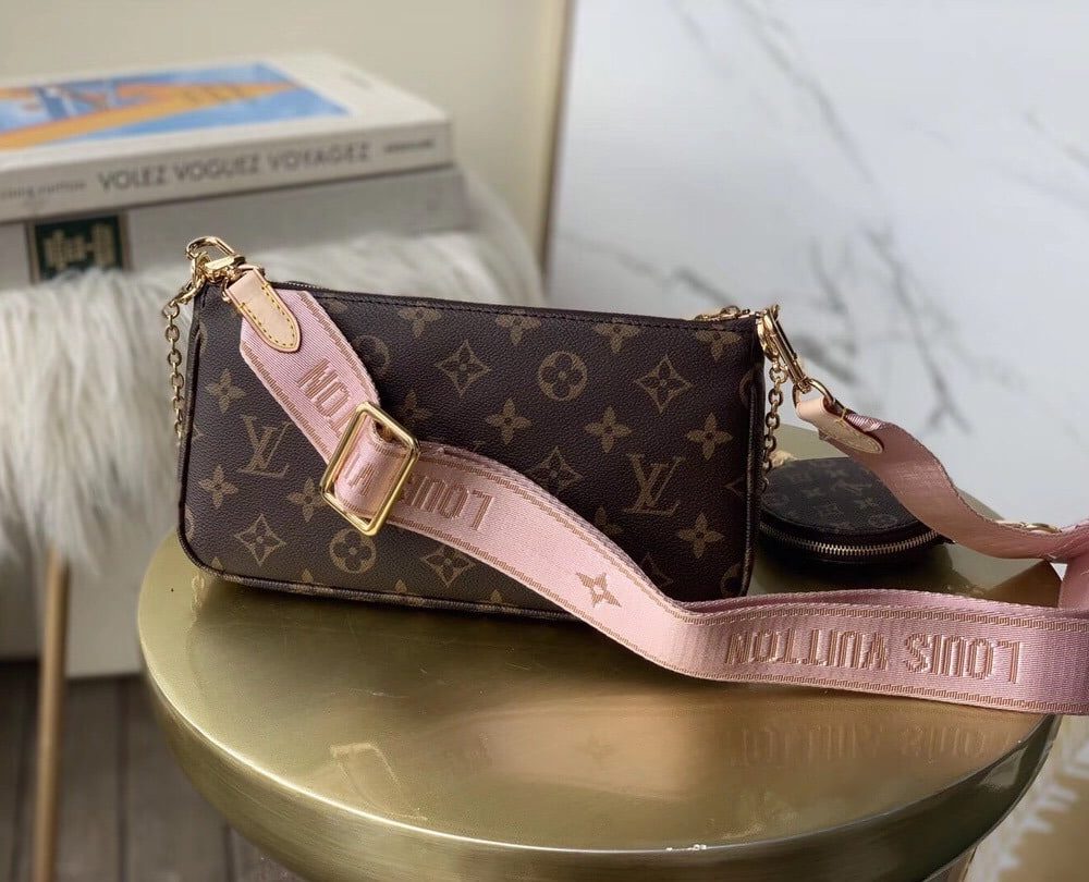 1:1 Replica Louis Vuitton LV Multi Pochette Accessoires Monogram Canvas Luxury Bag For Women M44840 - 24cm