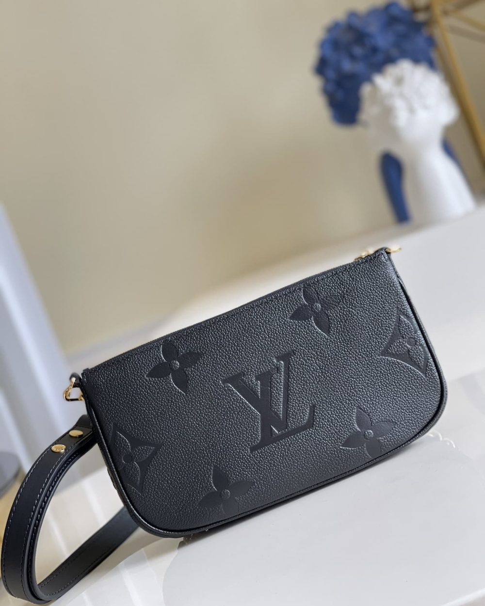 1:1 Replica Louis Vuitton LV Multi Pochette Accessoires Monogram Empreinte Leather Luxury Bag For Women M80399 -  9.8in/25cm