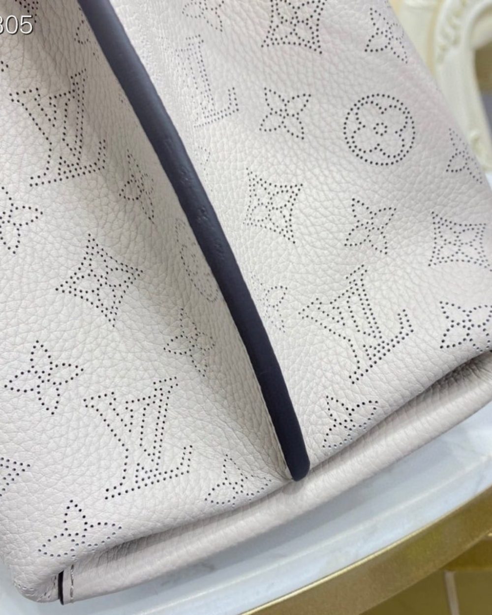 1:1 Replica Louis Vuitton LV Muria Bucket Bag Snow White Luxury Bag For Women M58483 - 9.8in/25cm