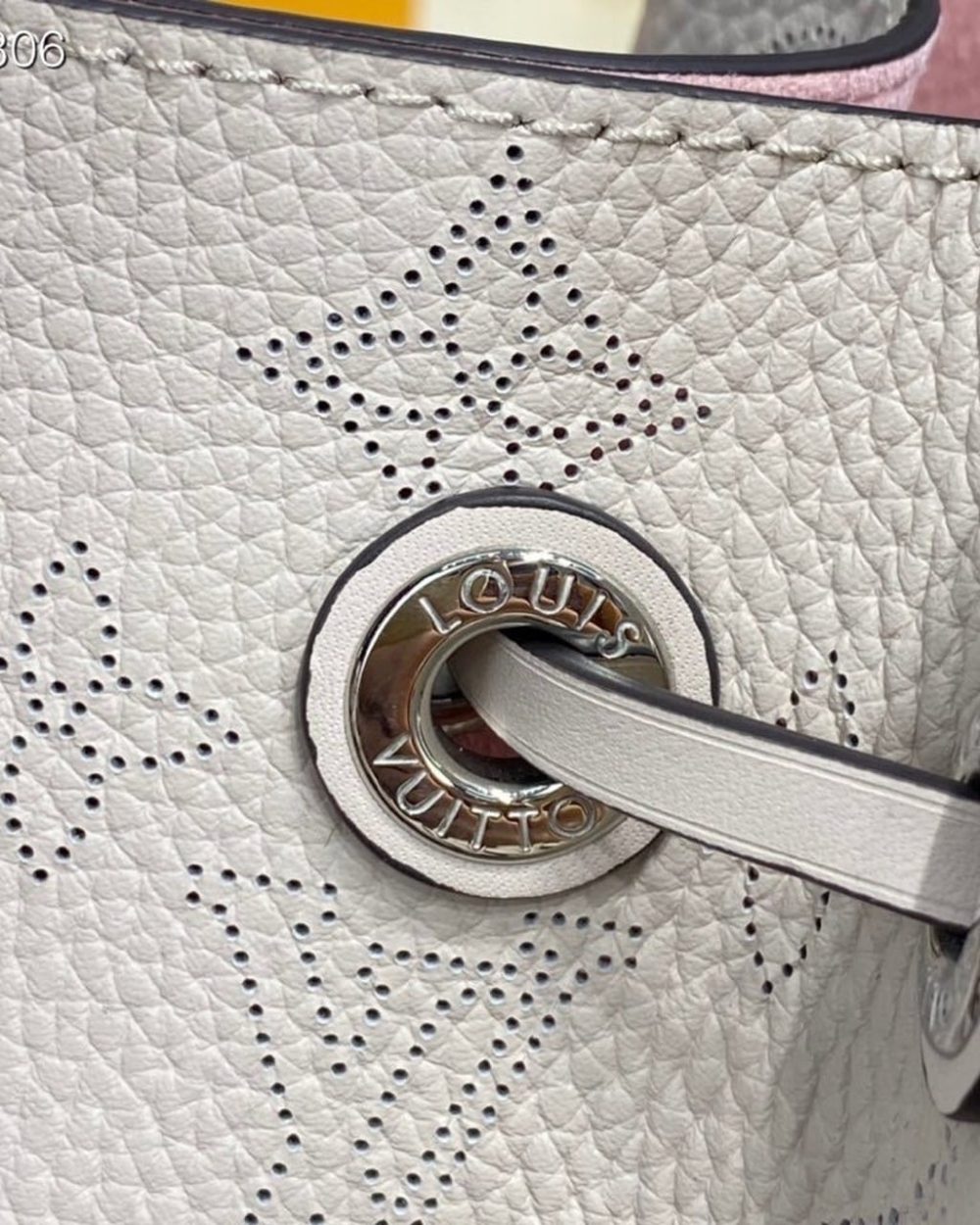 1:1 Replica Louis Vuitton LV Muria Bucket Bag Snow White Luxury Bag For Women M58483 - 9.8in/25cm