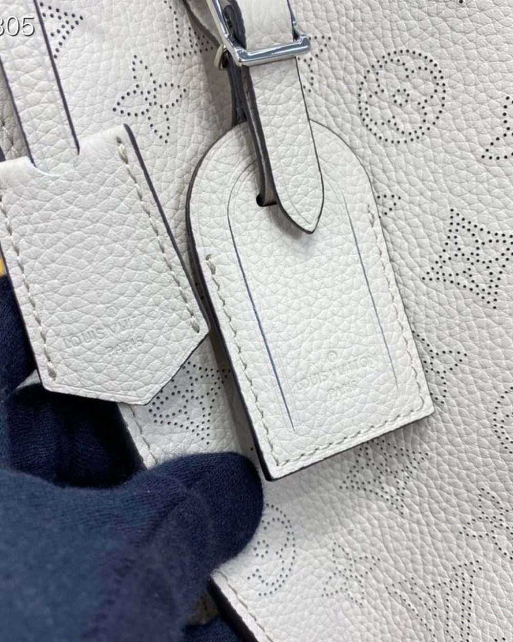 1:1 Replica Louis Vuitton LV Muria Bucket Bag Snow White Luxury Bag For Women M58483 - 9.8in/25cm