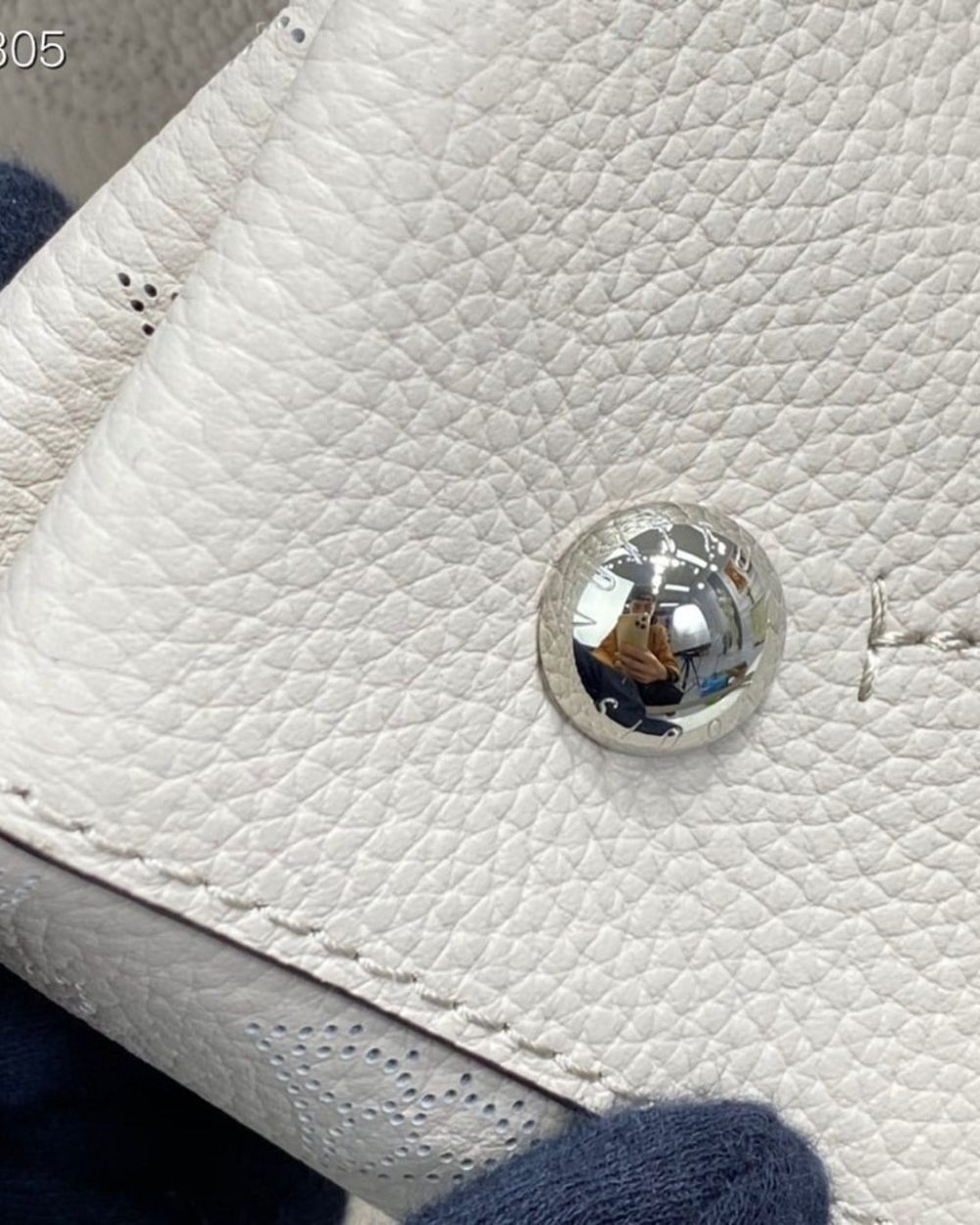 1:1 Replica Louis Vuitton LV Muria Bucket Bag Snow White Luxury Bag For Women M58483 - 9.8in/25cm