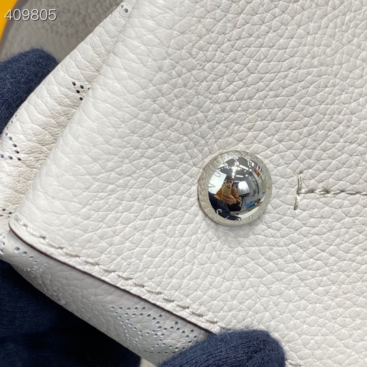 1:1 Replica Louis Vuitton LV Muria Bucket Bag Snow White Luxury Bag For Women M58483 - 9.8in/25cm - Image 8