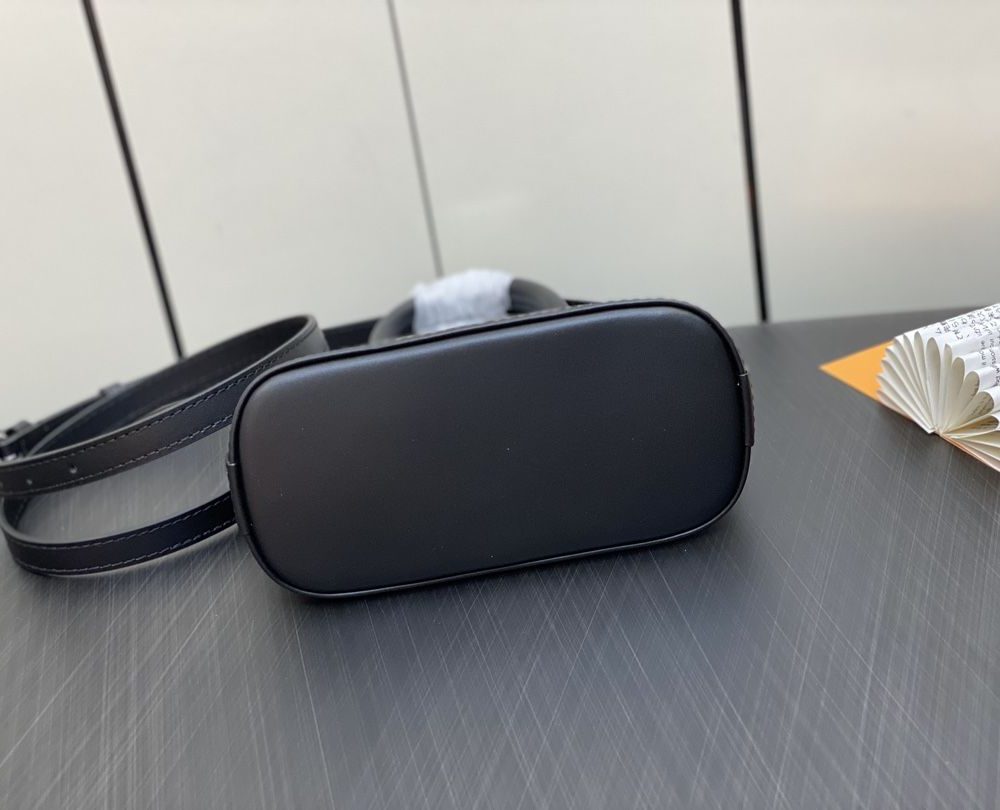 1:1 Replica Louis Vuitton LV Nano Alma Epi Leather Black/Orange/Green/Purple/Quartz Luxury Bag For Women M81945/M82404/M82403/M82402/M82411 - 18cm/ 3.1in