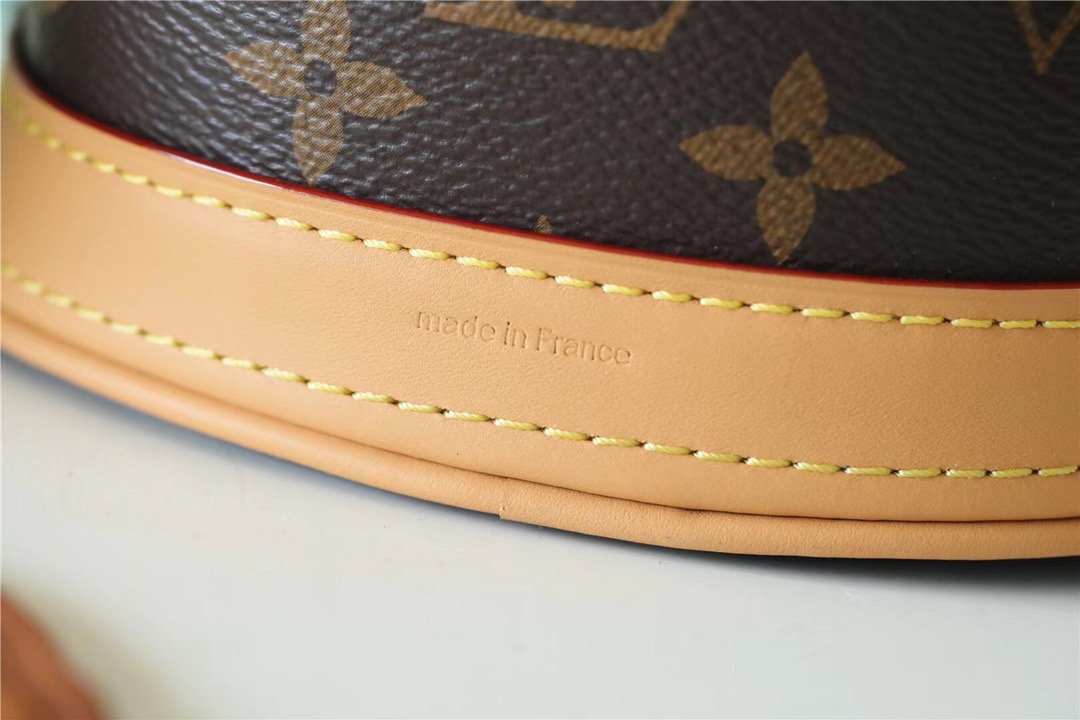 1:1 Replica Louis Vuitton LV Nano Bucket Bag Monogram Canvas Brown Luxury Bag For Women Brown - 6.7in/17cm - Image 9