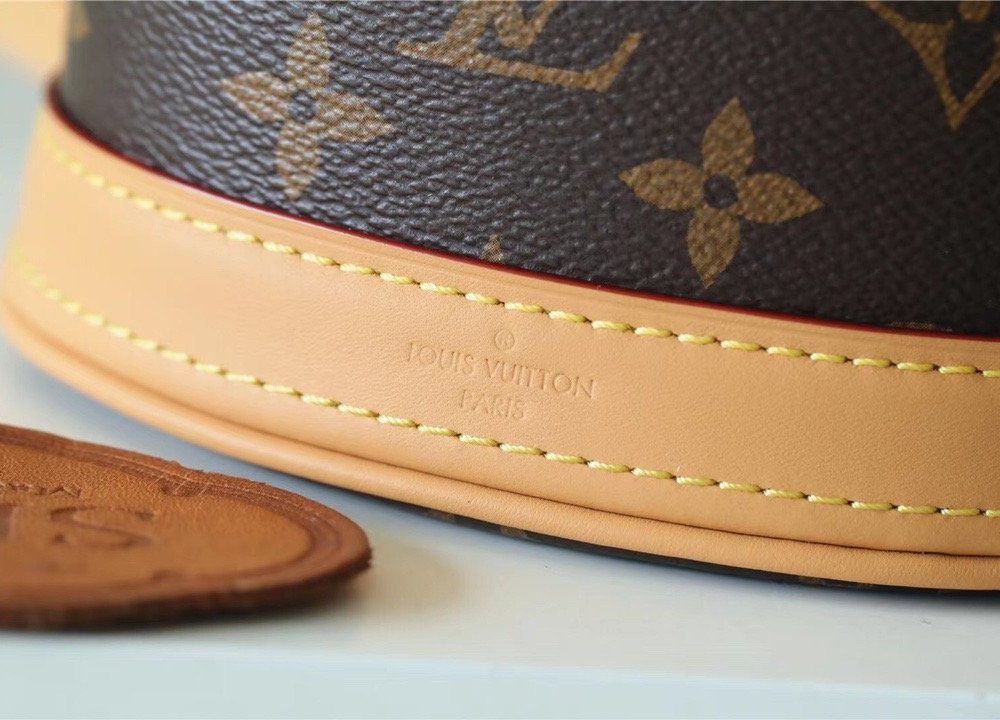1:1 Replica Louis Vuitton LV Nano Bucket Bag Monogram Canvas Brown Luxury Bag For Women Brown - 6.7in/17cm