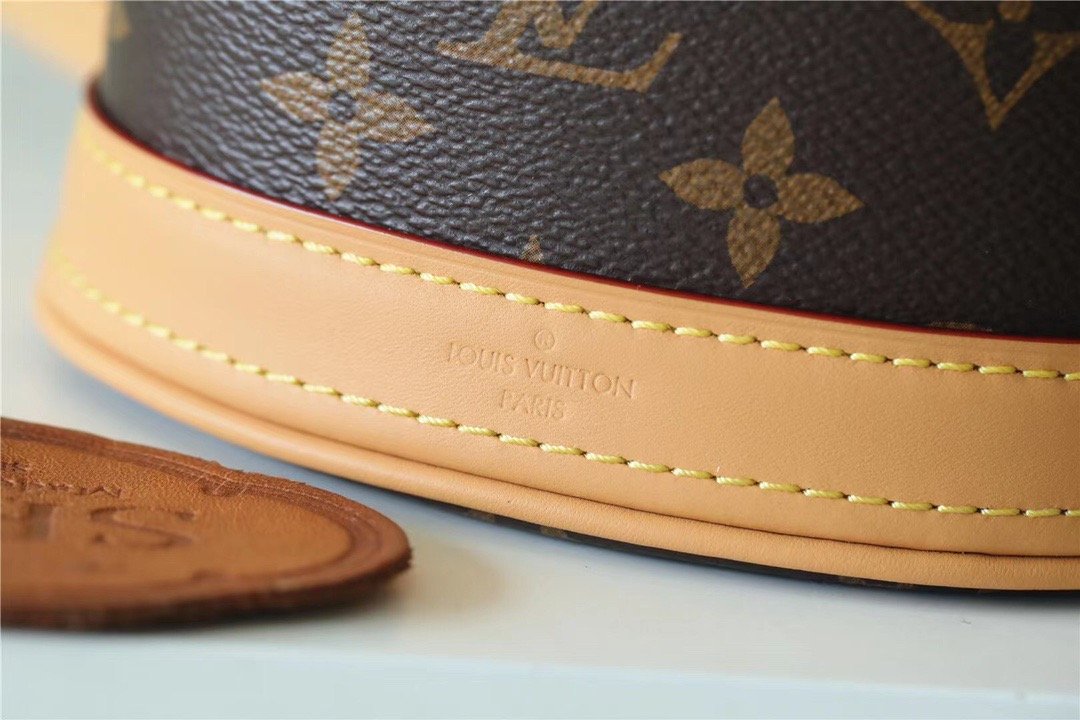 1:1 Replica Louis Vuitton LV Nano Bucket Bag Monogram Canvas Brown Luxury Bag For Women Brown - 6.7in/17cm - Image 4