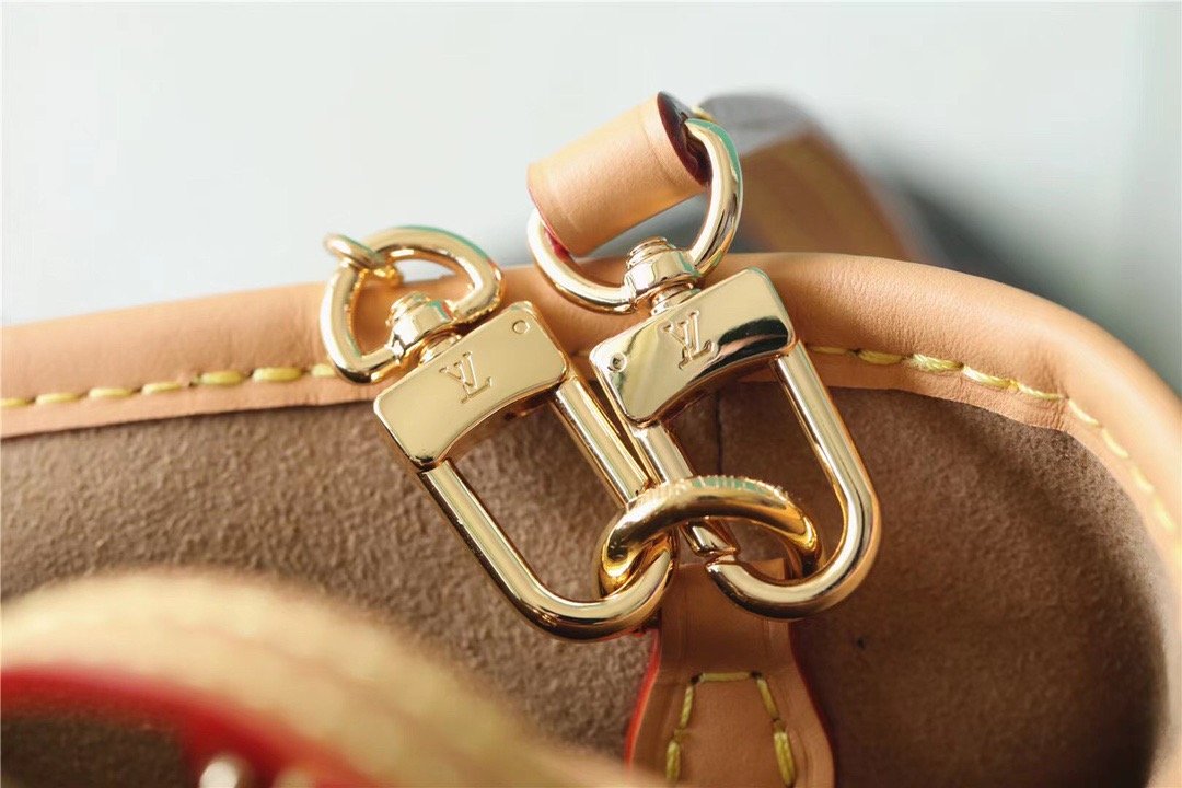 1:1 Replica Louis Vuitton LV Nano Bucket Bag Monogram Canvas Brown Luxury Bag For Women Brown - 6.7in/17cm - Image 3