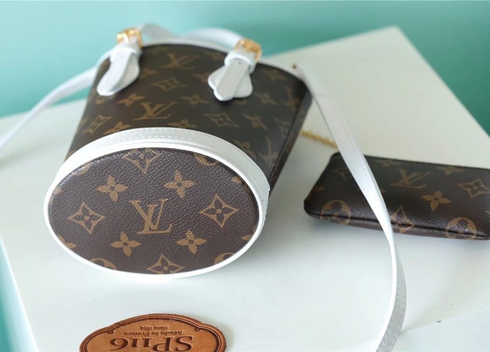 1:1 Replica Louis Vuitton LV Nano Bucket Bag Monogram Luxury Bag For Women Brown M81489 - 6.7in/17cm