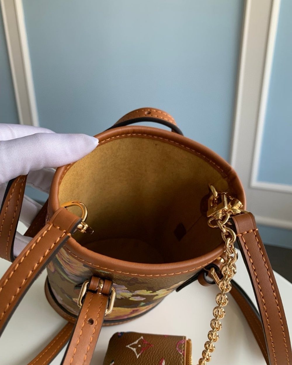 1:1 Replica Louis Vuitton LV Nano Bucket Gold Luxury Bag For Women M81724 - 6.7in/17cm