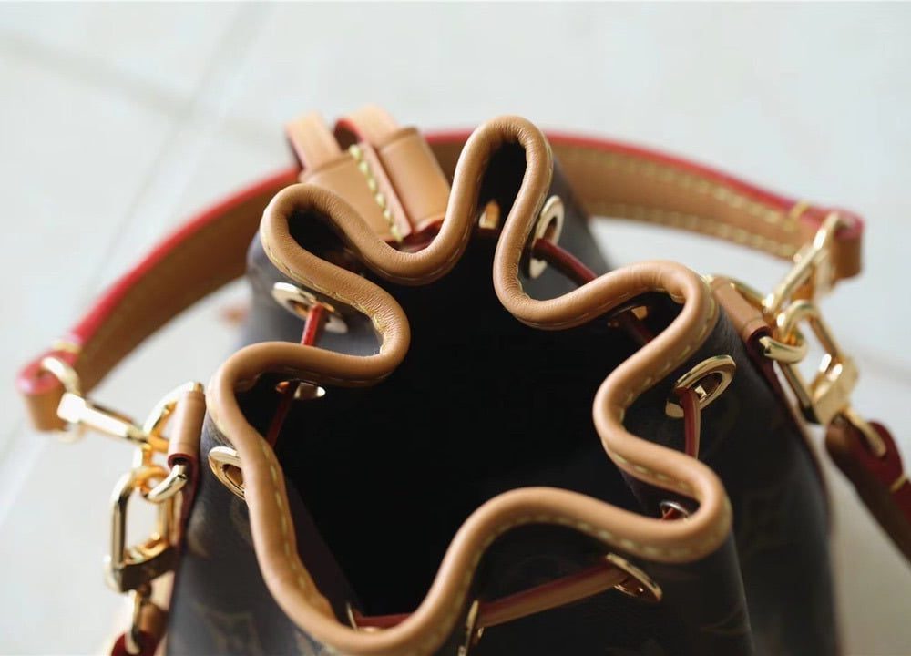 1:1 Replica Louis Vuitton LV Nano Noe Monogram Canvas Luxury Bag For Women M81266 - 16cm/6.3in