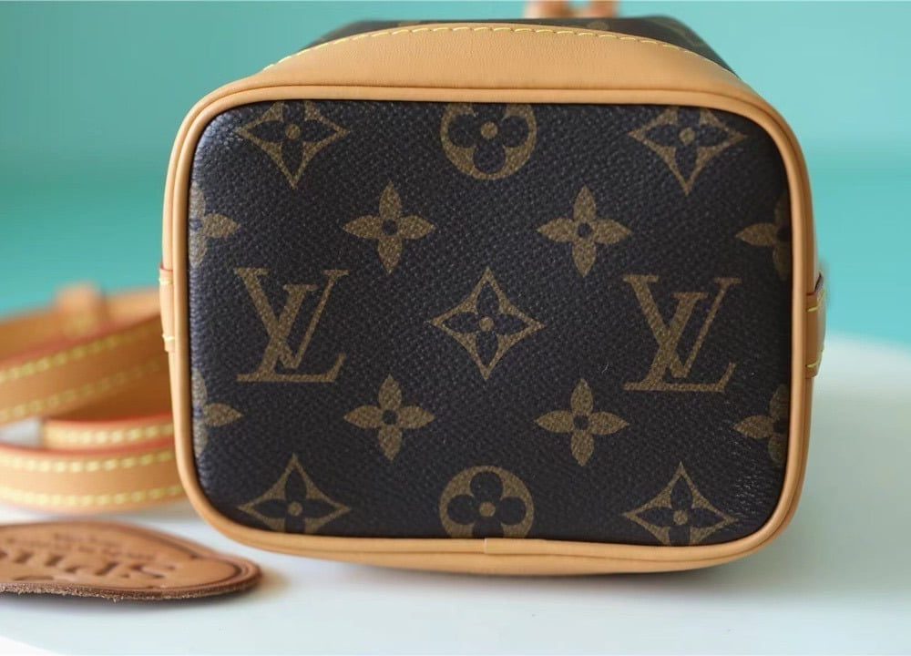 1:1 Replica Louis Vuitton LV Nano Noe Monogram Canvas Luxury Bag For Women M81266 - 16cm/6.3in