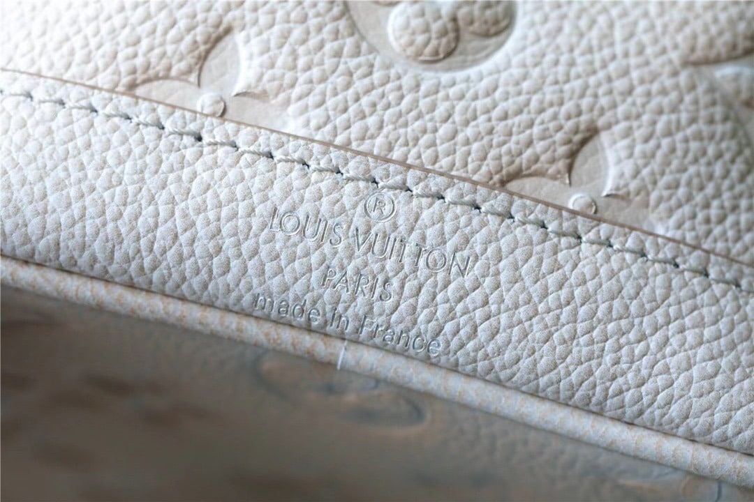 1:1 Replica Louis Vuitton LV Nano Noe Monogram Empreinte Light Beige Luxury Bag For Women M81463 - 6.3in/16cm - Image 3