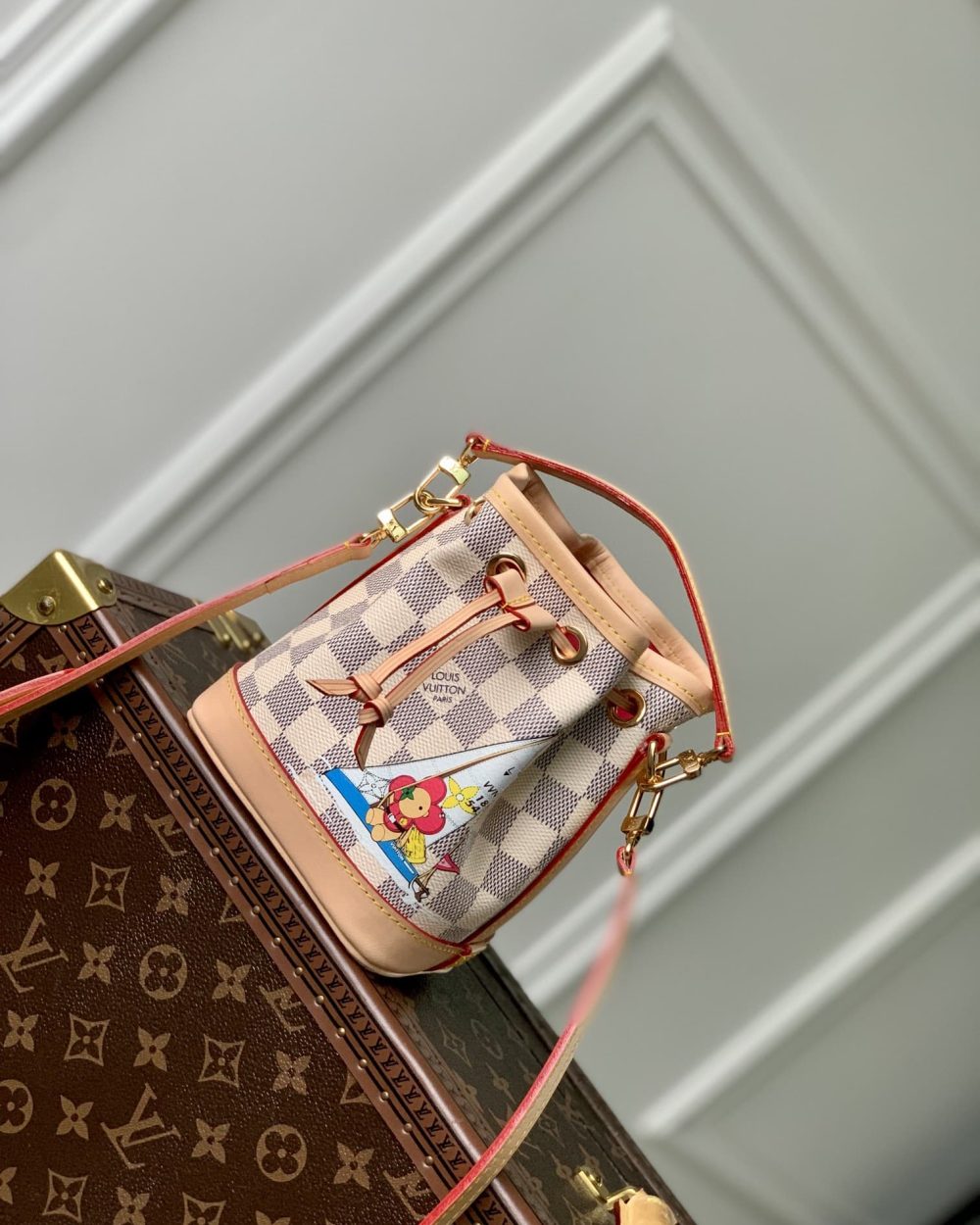1:1 Replica Louis Vuitton LV Nano Noé Bag Luxury Bag For Women N40511- 5.1 Inches/ 12.9 Cm