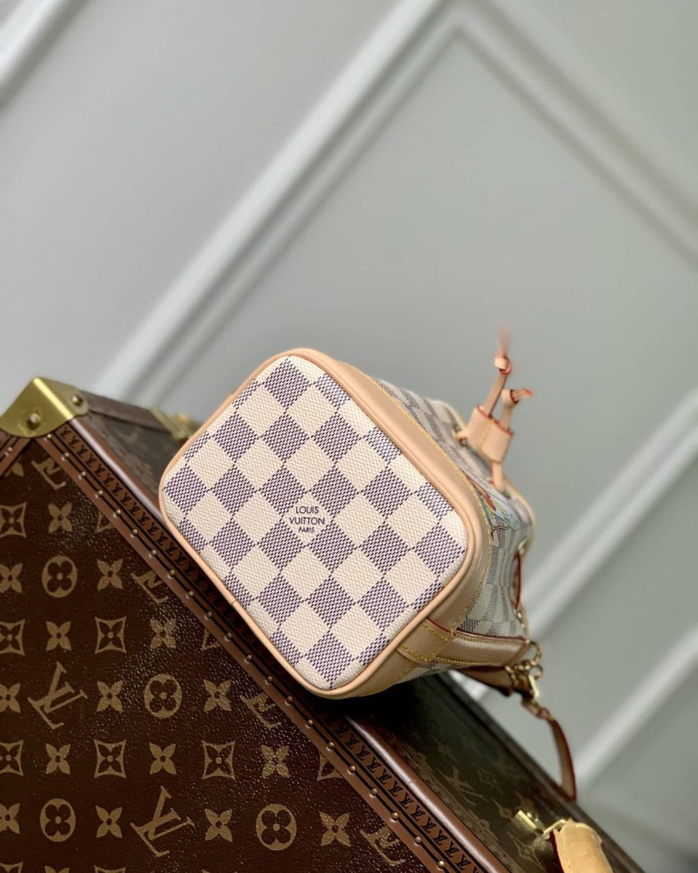 1:1 Replica Louis Vuitton LV Nano Noé Bag Luxury Bag For Women N40511- 5.1 Inches/ 12.9 Cm
