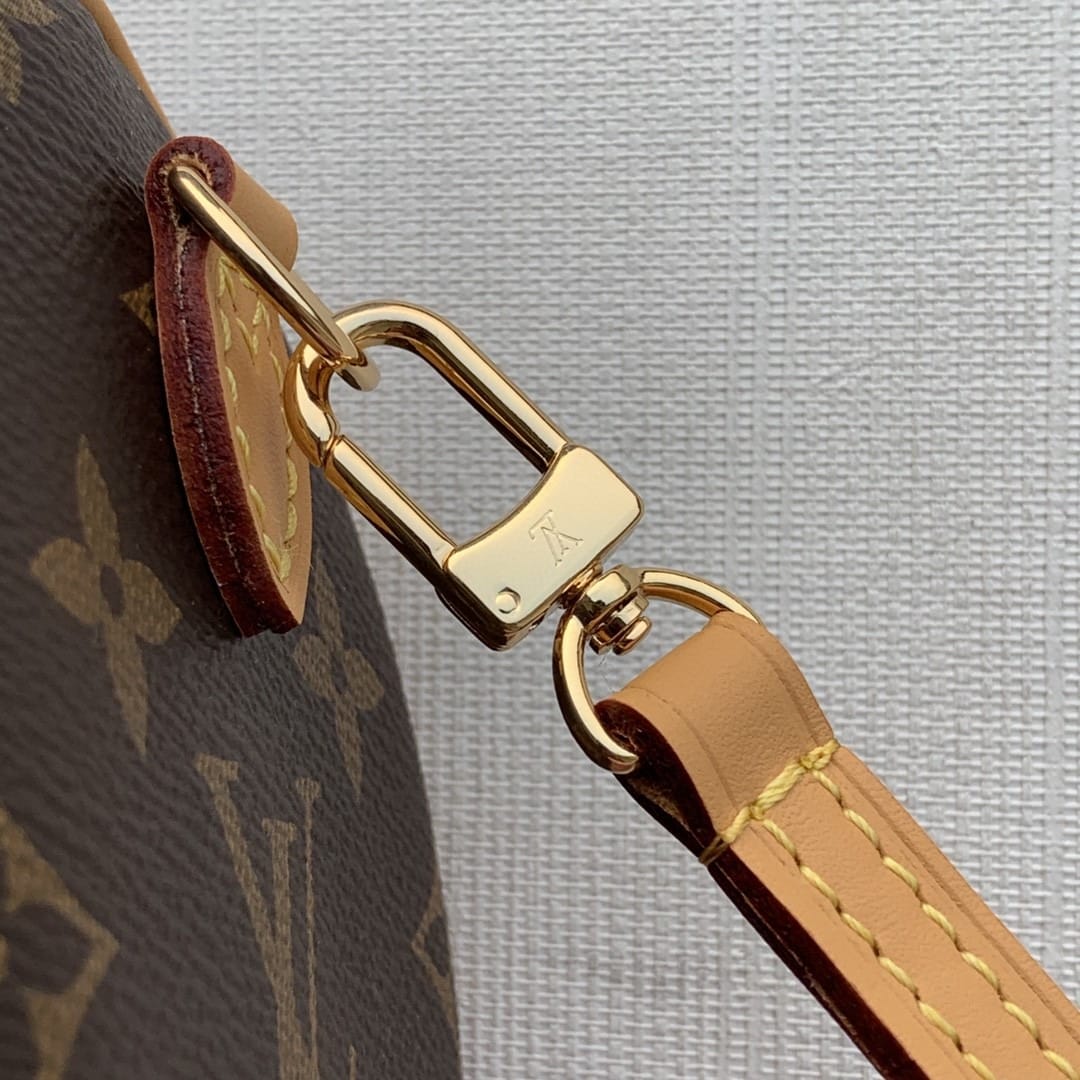 1:1 Replica Louis Vuitton LV Nano Speedy Monogram Canvas Luxury Bag For Women M81085 - 6.3in/16cm - Image 8