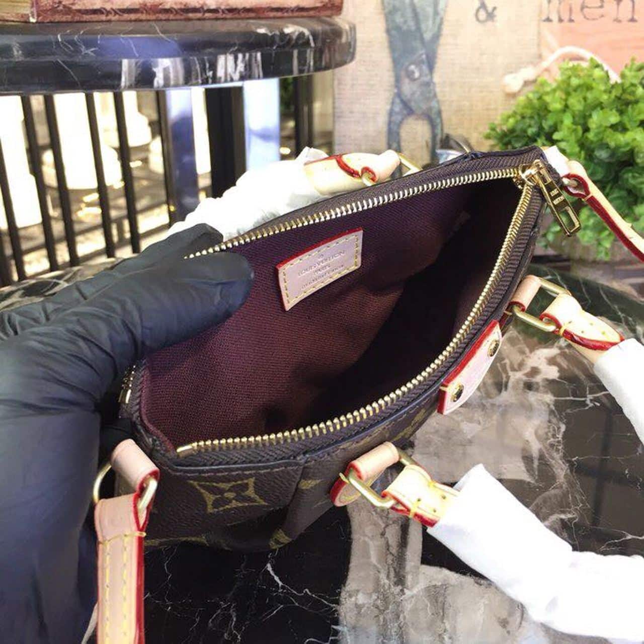 1:1 Replica Louis Vuitton LV Nano Turenne Monogram Canvas Luxury Bag For Women M61253 - 6.7in/17cm - Image 9