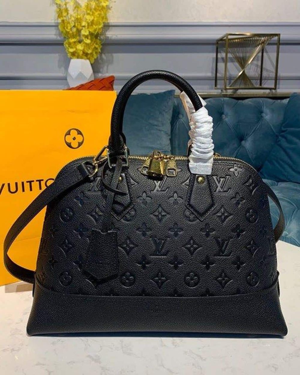 1:1 Replica Louis Vuitton LV Neo Alma PM Monogram Empreinte Leather Exclusive Bag For Women M44832 - 35cm/ 13.8in