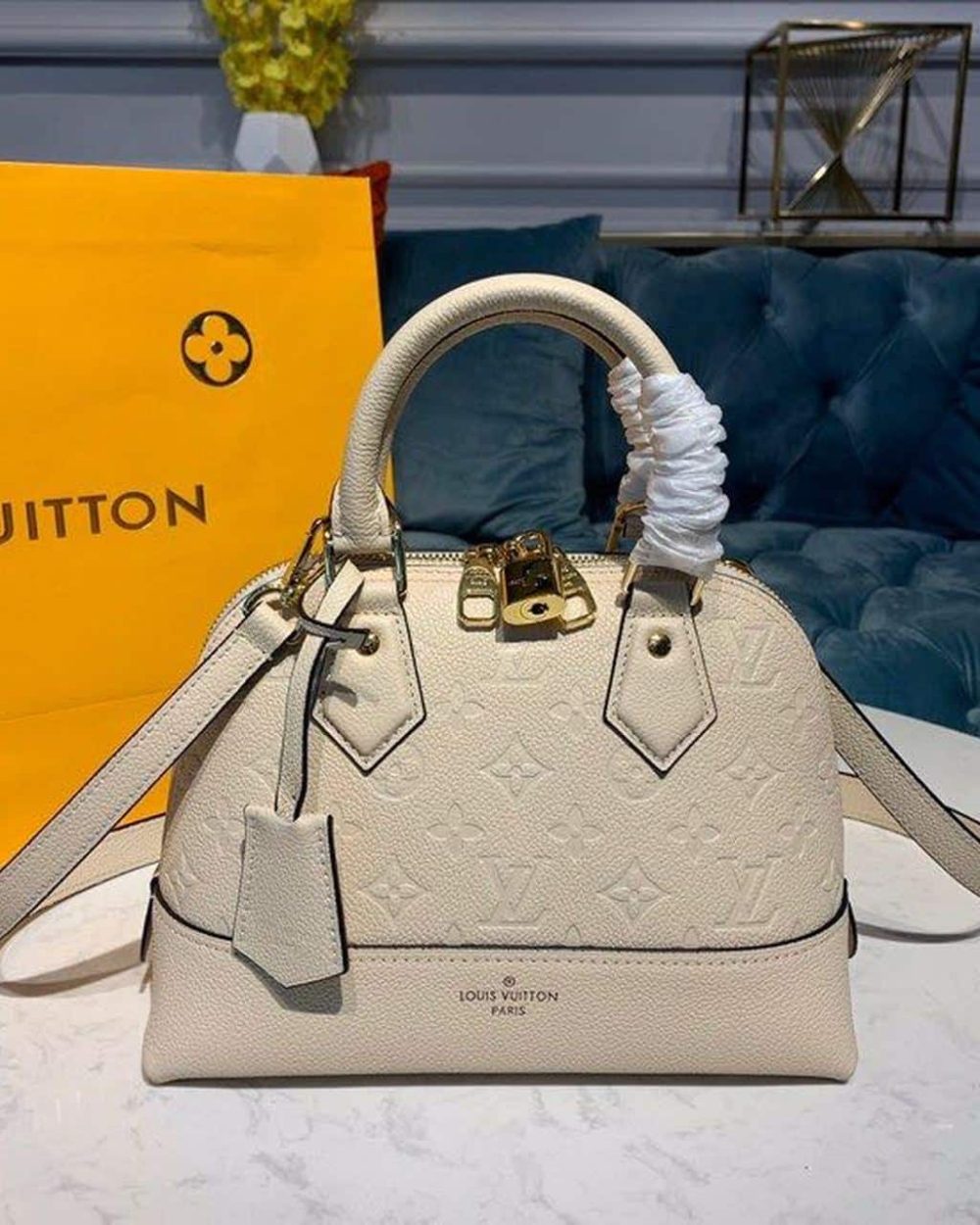 1:1 Replica Louis Vuitton LV Neo Alma BB Monogram Empreinte Leather Luxury Bag For Women M44858 - 9.8in/25cm