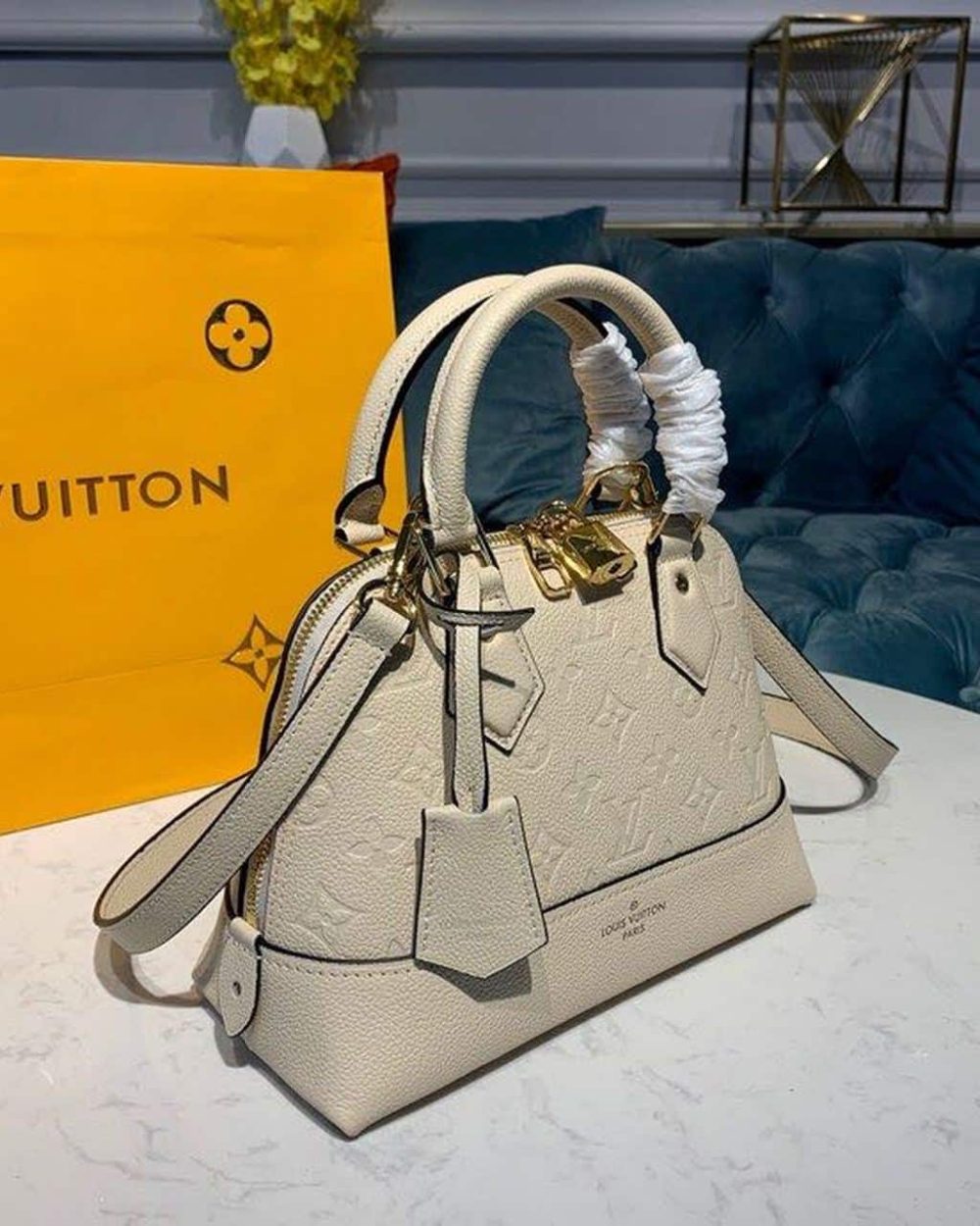 1:1 Replica Louis Vuitton LV Neo Alma BB Monogram Empreinte Leather Luxury Bag For Women M44858 - 9.8in/25cm